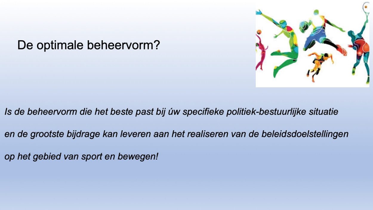 Presentatie: Sport en bewegen in Nederland - Focus op beheervormen-9